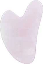 Парфумерія, косметика Масажер-шкребок для обличчя "Гуа Ша", рожевий кварц - Eclat Skin London Rose Quartz Gua Sha