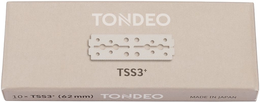 Леза для бритви, 62 мм, 10 шт. - Tondeo TSS3+ Blades — фото N1