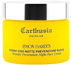 Парфумерія, косметика Нічний крем для обличчя проти зморщок - Carthusia Skinlab Lemon Garden Wrinkle Prevention Night Face Cream