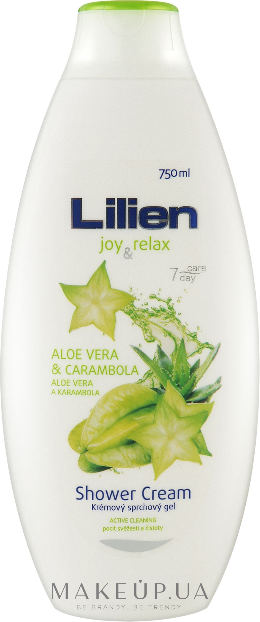 Крем-гель для душа "Карамбола и алоэ вера" - Lilien Carambola & Aloe Vera Shower Cream — фото 750ml