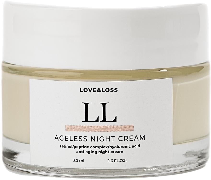 Антивіковий нічний крем для обличчя - Love&Loss Ageless Night Cream