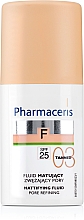 Духи, Парфюмерия, косметика УЦЕНКА Матирующий тональный флюид - Pharmaceris F Mattifying Fluid Pore Refining SPF 25*