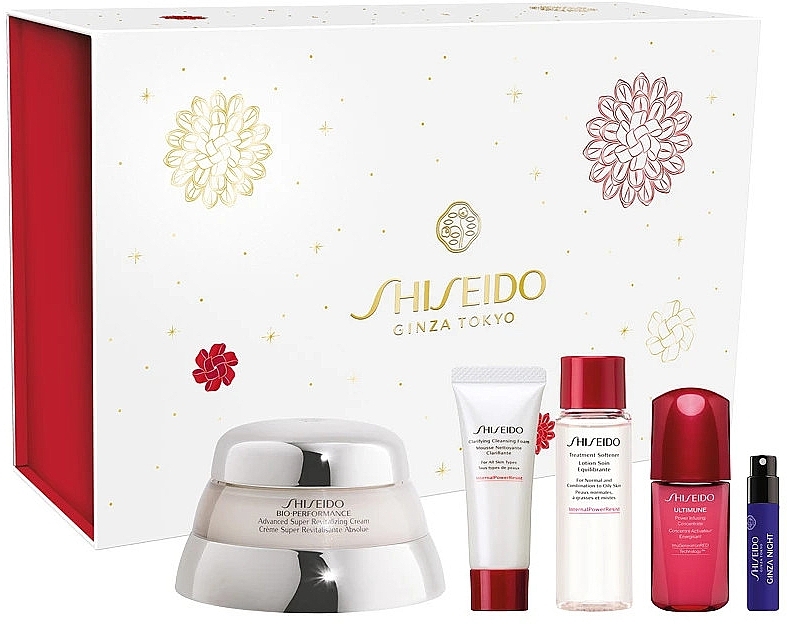 Набор, 5 продуктов - Shiseido Bio-Performance Holiday Kit — фото N1