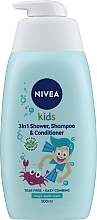 Духи, Парфюмерия, косметика Гель для волос и тела 3 в 1 - NIVEA Kids 3in1 Shower Shampoo & Conditioner