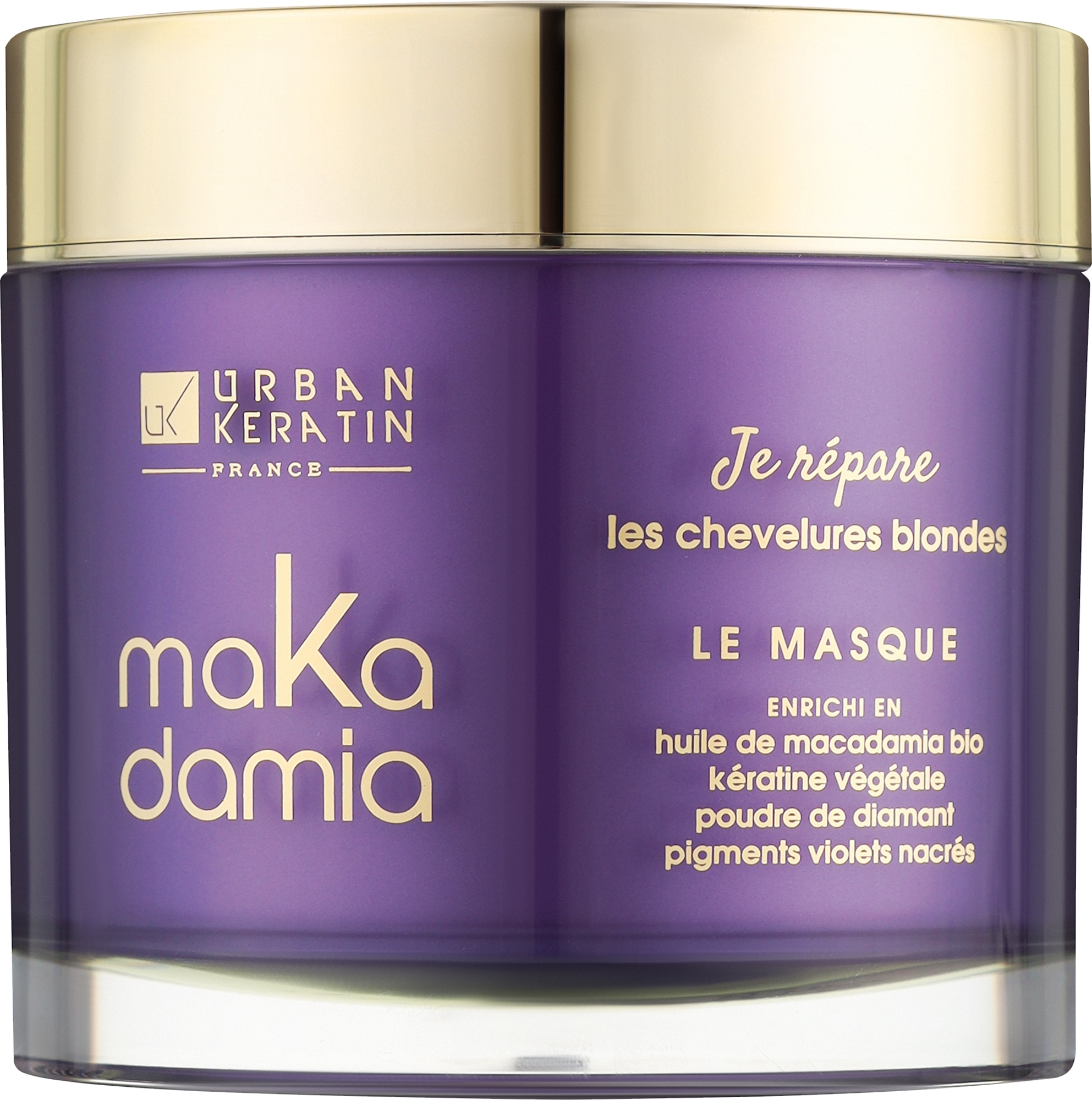 Маска для светлых натуральных и окрашенных волос - Urban Keratin Makadamia Mask — фото 200ml