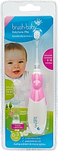 Парфумерія, косметика Звукова зубна щітка, 0-3 роки, рожева - Brush-Baby BabySonic Pro Electric Toothbrush