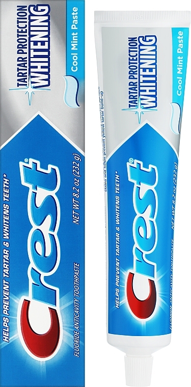 Отбеливающая зубная паста-гель - Crest Tartar Protection Whitening Toothpaste Cool Mint — фото N2