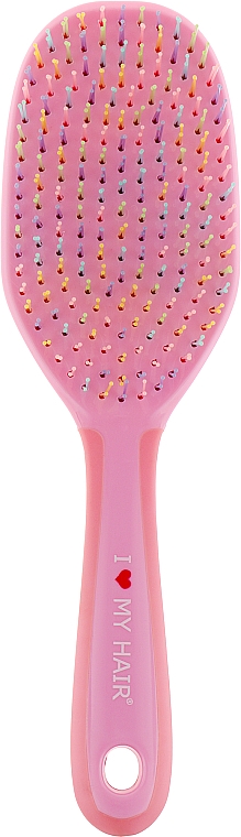 Щітка для волосся "Crazy Brush", рожева - I Love My Hair — фото N1