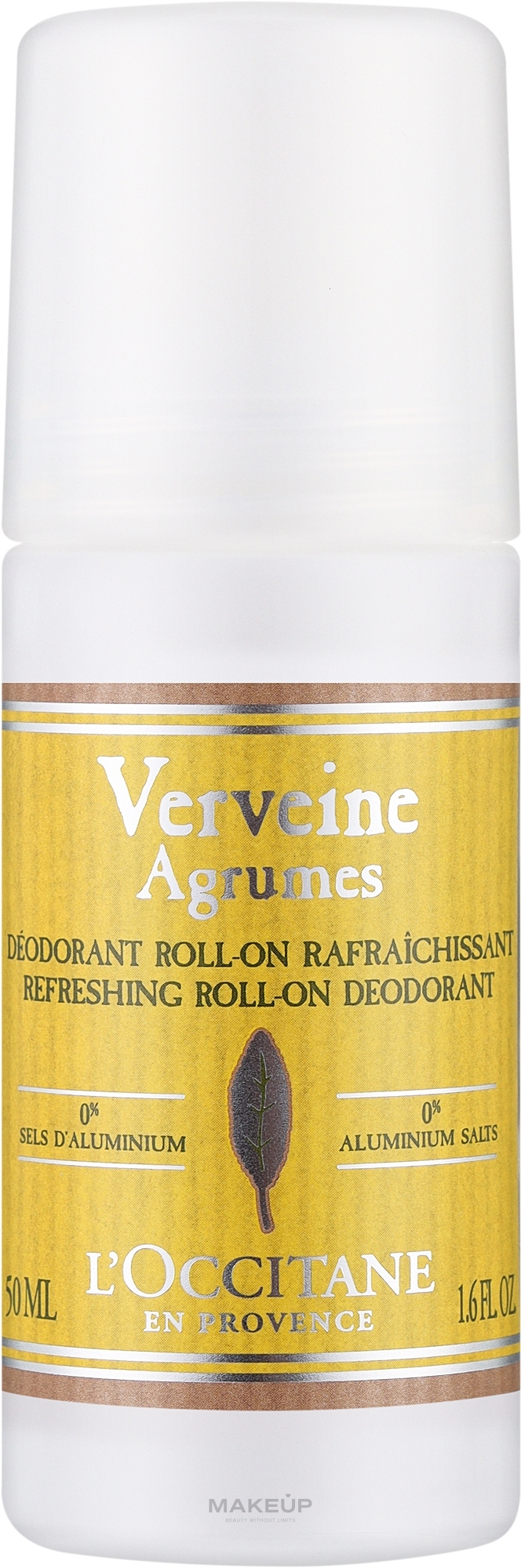 Шариковый дезодорант - L'Occitane Verveine Citrus Verbena Deodorant — фото 50ml