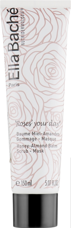 Медово-миндальный отшелушивающий бальзам - Ella Bache Roses' Your Day Honey-Almond Balm Scrub-Mask