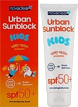 Сонцезахисний крем для дітей - Novaclear Urban Sunblock Kids SPF50+ — фото N2