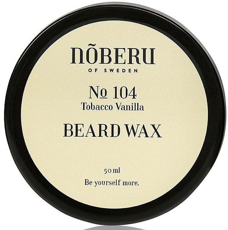 Воск для бороды - Noberu Of Sweden №104 Tobacco-Vanilla Beard Wax — фото N1