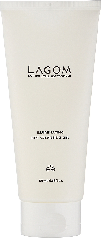 Очищувальний та освітлювальний гарячий гель для обличчя - Lagom Illuminating Hot Cleansing Gel — фото N1