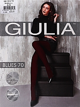 Колготки для женщин "Blues 3D" 70 Den, marsala - Giulia — фото N1