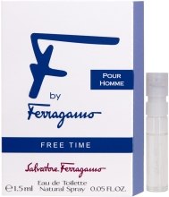 Духи, Парфюмерия, косметика Salvatore Ferragamo F by Ferragamo Pour Homme Free Time - Туалетная вода (пробник)