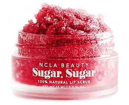 Парфумерія, косметика Скраб для губ "Червоні троянди" - NCLA Beauty Sugar, Sugar Red Roses Lip Scrub
