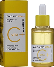 Освітлювальна сироватка для обличчя - Holika Holika Gold Kiwi Vita C+ Brightening Serum — фото N2