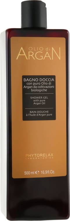 Гель для душу з аргановою олією - Phytorelax Laboratories Olio Di Argan Shower Gel — фото N4