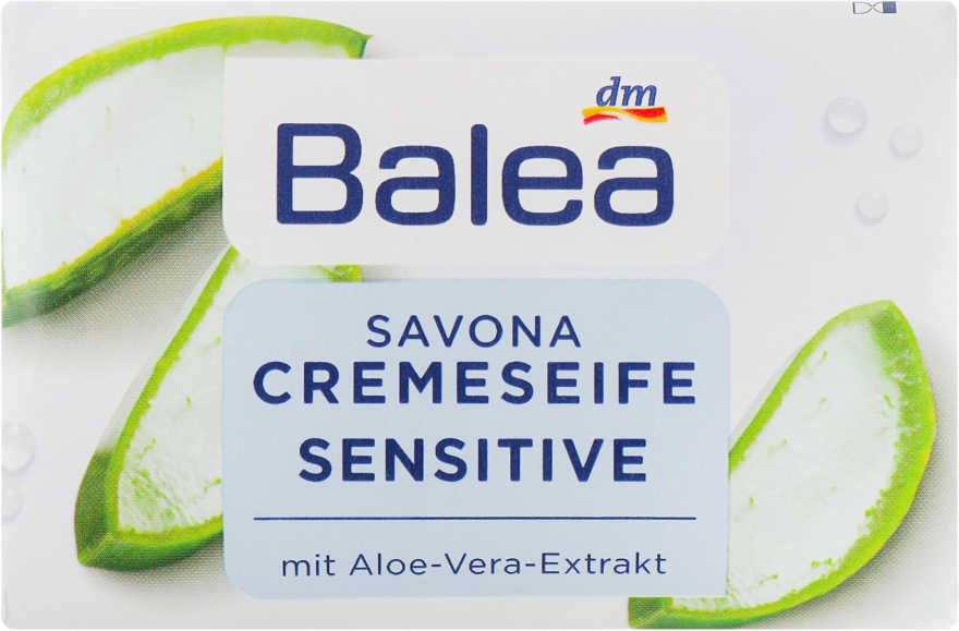 Туалетне крем-мило з алое вера - Balea Creme Seife Sensitive — фото N2