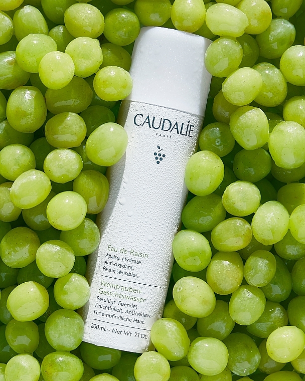 Увлажняющая виноградная вода - Caudalie Cleansing & Toning Grape Water Sensitive Skin — фото N2