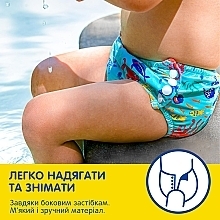 Багаторазові підгузки-трусики для плавання "Little Swimmers Under Sea" 5-6 (13 + кг), 1 шт. - Huggies — фото N5