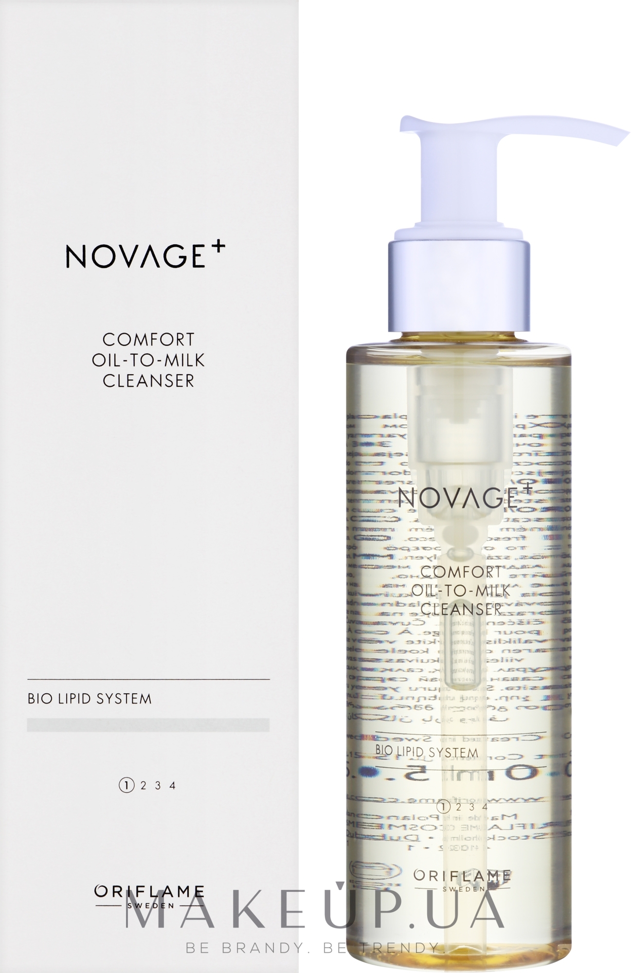 Очищающее масло для лица - Oriflame Novage+ Comfort Oil To Milk Cleanser  — фото 150ml