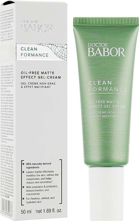 Матувальний гель-крем без олій для обличчя - Babor Doctor Babor Clean Formance Oil-Free Matte Effect Gel Cream — фото N2
