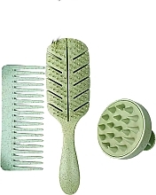 Набор аксессуаров для волос, зеленый - Yeye — фото N1