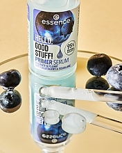 Праймер-сыворотка для лица - Essence Hello, Good Stuff! Primer Serum Hydrate & Plump Blueberry & Squalane — фото N11