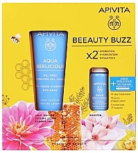 Набір - Apivita Aqua Beelicious Set (f/gel-cr/40ml + f/boost/10ml) — фото N2