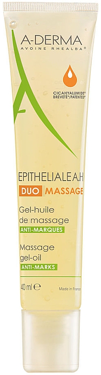 Масажна гель-олія для шрамів і розтяжок - A-Derma Epitheliale AH Massage — фото N1