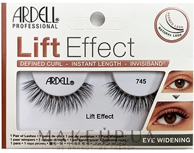 Накладні вії         - Ardell Lift Effect Invisiband Lash 745 — фото 2шт