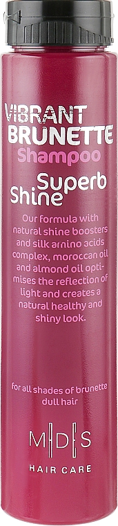 Шампунь «Бриллиантовый блеск. Жгучая брюнетка» - Mades Cosmetics Vibrant Brunette Superb Shine Shampoo