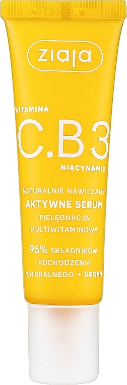 Активна сироватка для обличчя - Ziaja Vitamin C.B3 Niacinamide — фото N1