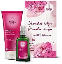 Парфумерія, косметика Набір - Weleda Rose Care Set (sh/gel/200ml + b/oil/100ml)