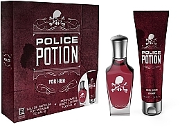 Духи, Парфюмерия, косметика Police Potion For Her - Набор (edp/30ml + b/lot/100ml)