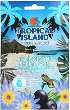 Парфумерія, косметика Тканинна маска для обличчя - Marion Tropical Island Phuket Paradise Antioxidant Sheet Mask