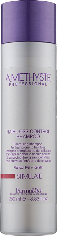 Шампунь для стимулирования роста волос - Farmavita Amethyste Stimulate Hair Loss Control Shampoo — фото N1