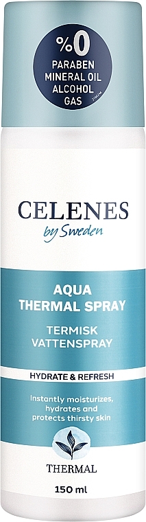 Термальна вода для всіх типів шкіри - Celenes Aqua Thermal Water — фото N1