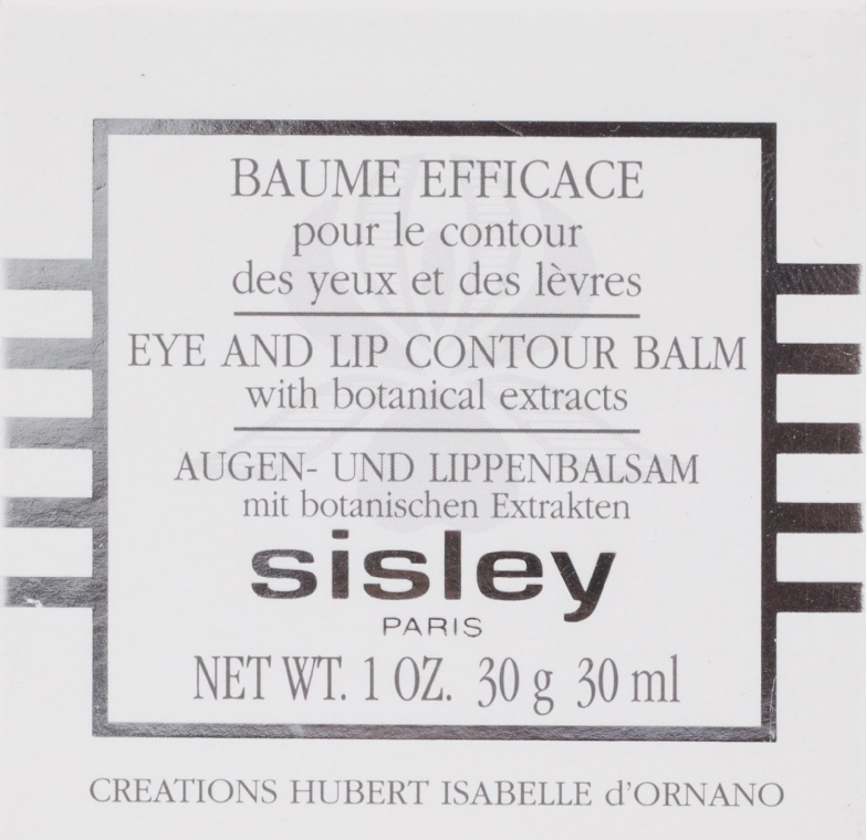 Бальзам для контуру очей і губ - Sisley Baume Efficace Botanical Eye and Lip Contour Balm — фото N6