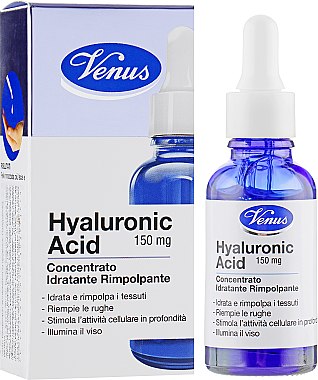 Концентрат для лица с гиалуроновой кислотой "Увлажнение и упругость" - Venus Hyaluronic Acid
