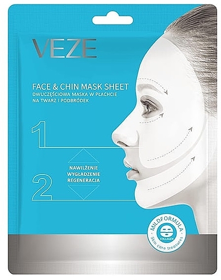 Маска для лица и подбородка - Veze (Venzen) Face & Chin Mask Sheet — фото N1