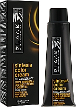Крем-фарба без аміаку з аргановою олією і кератином - Black Professional Line Sintesis Color Creme — фото N1