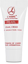 Крем для лица с экстрактом жемчуга - Lambre Pearl Line Pearl Cream (пробник) — фото N1