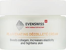 Парфумерія, косметика Омолоджувальний крем для декольте - Evenswiss Rejuvenating Decollete Cream