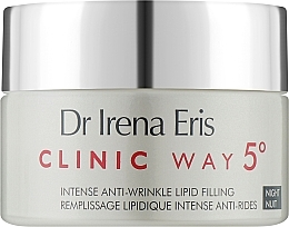 Парфумерія, косметика Нічний крем від зморщок - Dr Irena Eris Clinic Way 5° Intense Anti-Wrinkle Lipid Filling