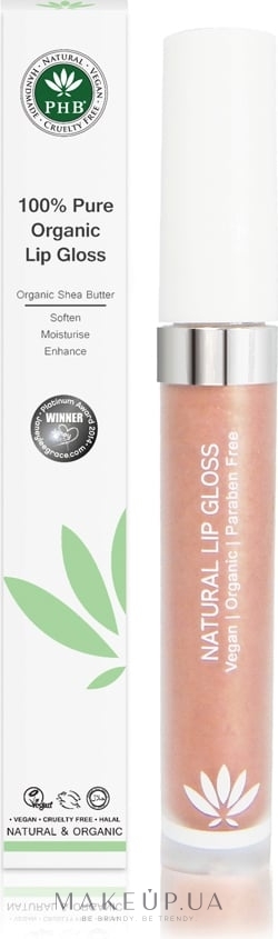 Блиск для губ - PHB Ethical Beauty 100% Pure Organic Lip Gloss — фото Blossom