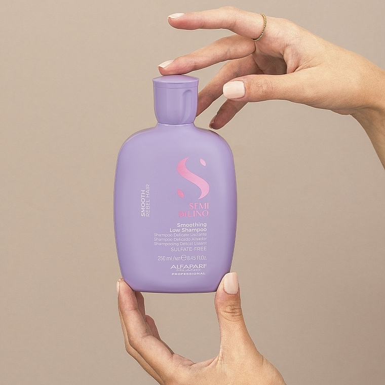 Шампунь для разглаживания волос - Alfaparf Semi di Lino Smooth Smoothing Shampoo — фото N3