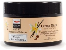 Духи, Парфюмерия, косметика Крем для тела - Aquolina Crema Vaniglia e Noci Macadamia 