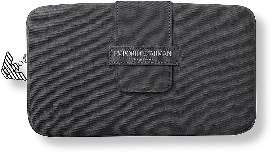 ПОДАРОК! Косметичка, черная - Giorgio Armani Emporio Armani Pouch — фото N1
